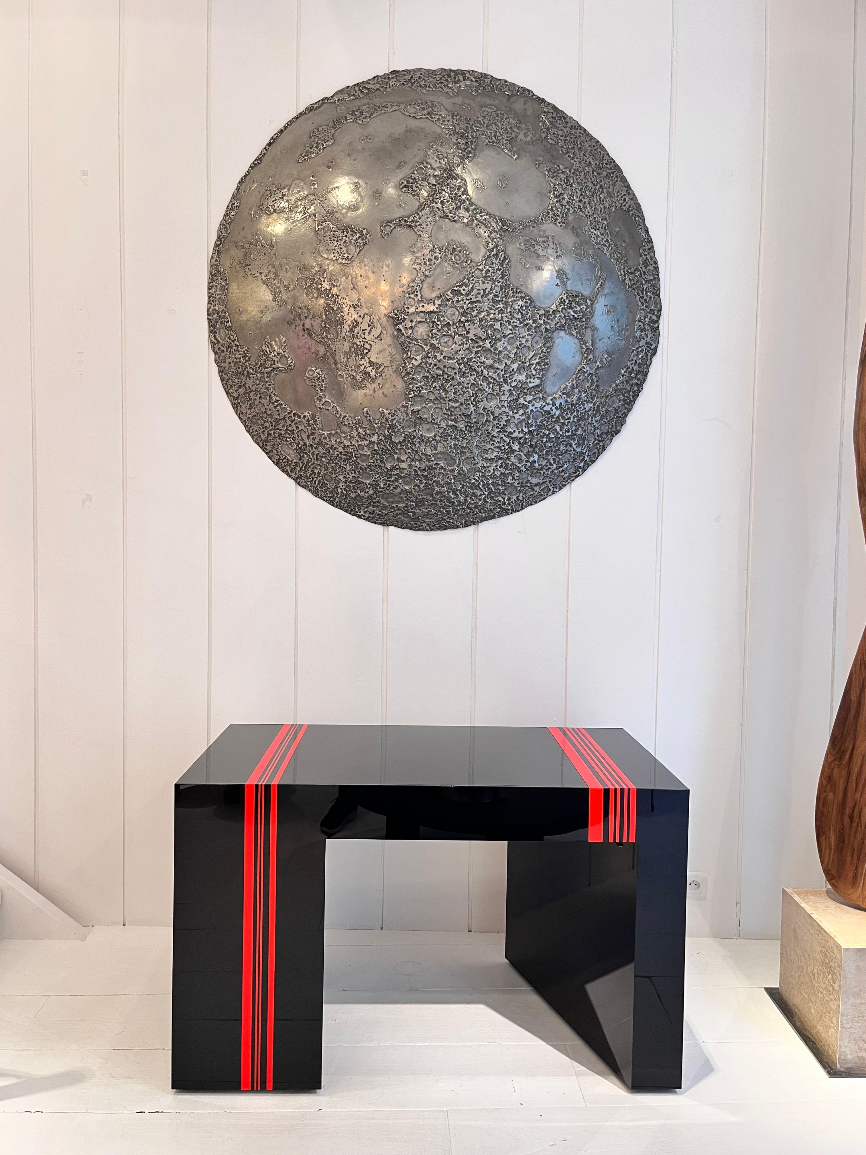 Jean-Claude Farhi Methacrylate Game Table, Unique Piece For Sale 4