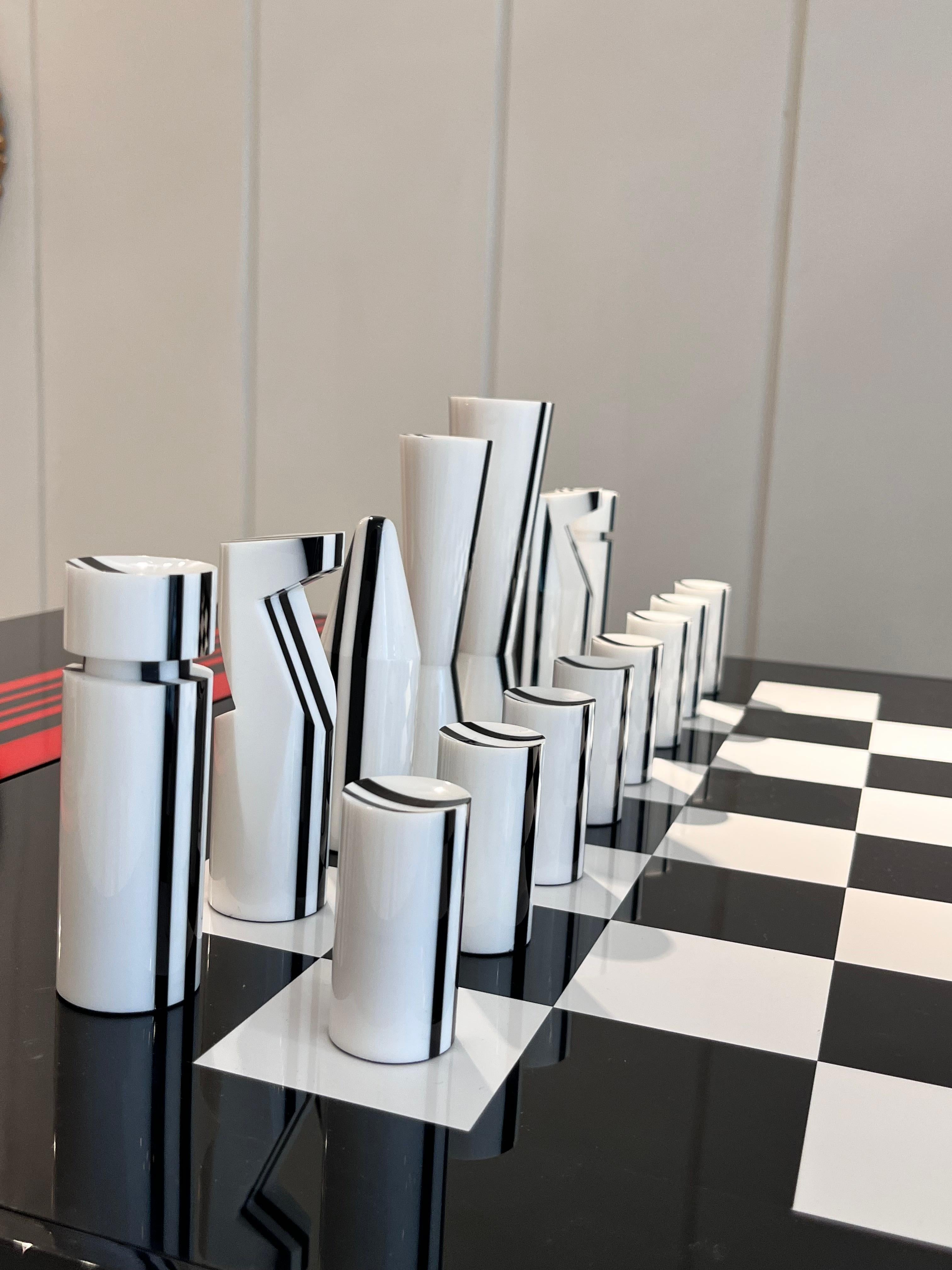 Jean-Claude Farhi Methacrylate Game Table, Unique Piece For Sale 1