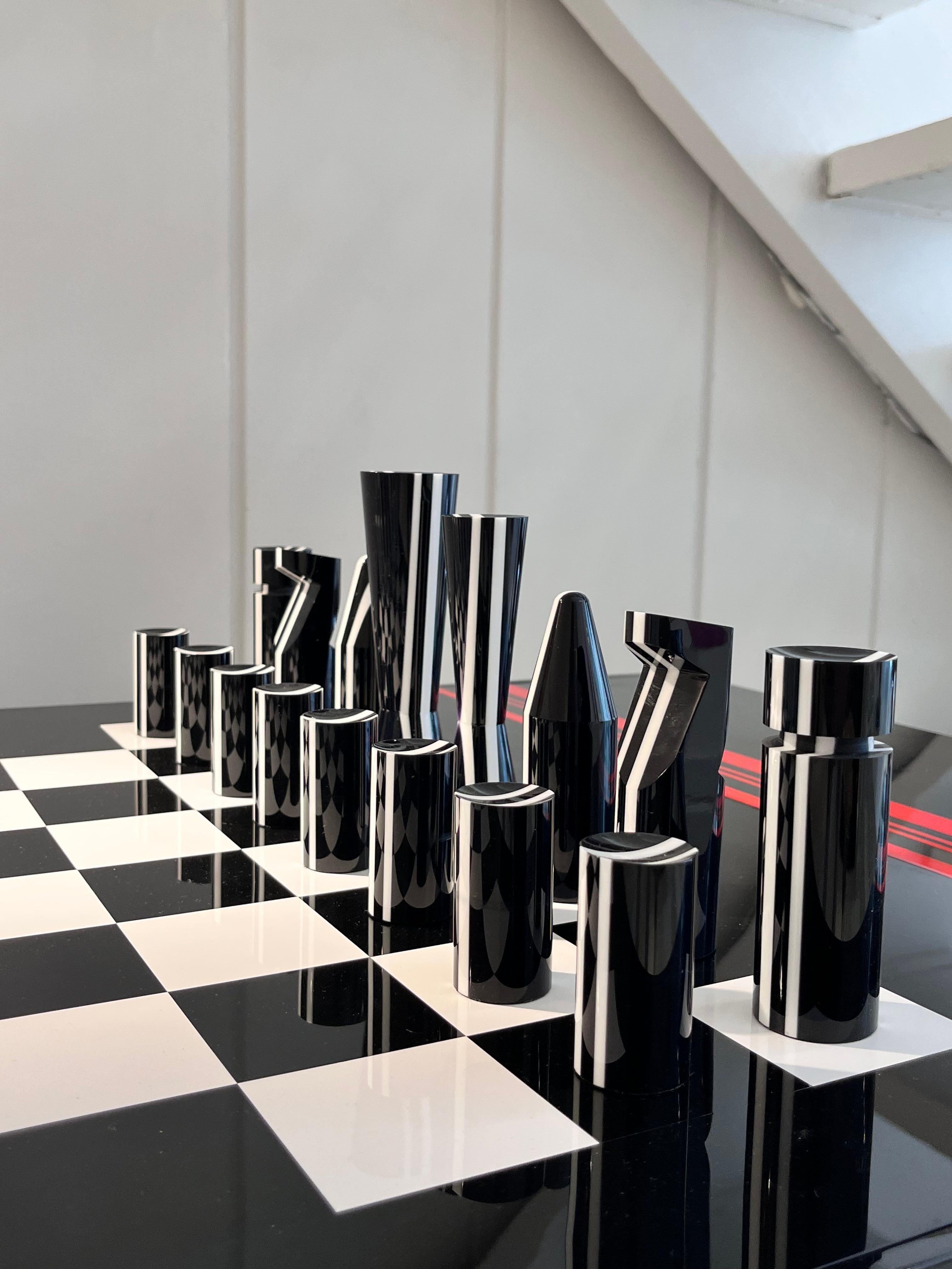 Jean-Claude Farhi Methacrylate Game Table, Unique Piece For Sale 2