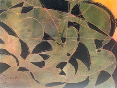 "La Rencontre", Jean-Claude Gaugy, Oil on Board, 80x144 in, Contemporary, Figure