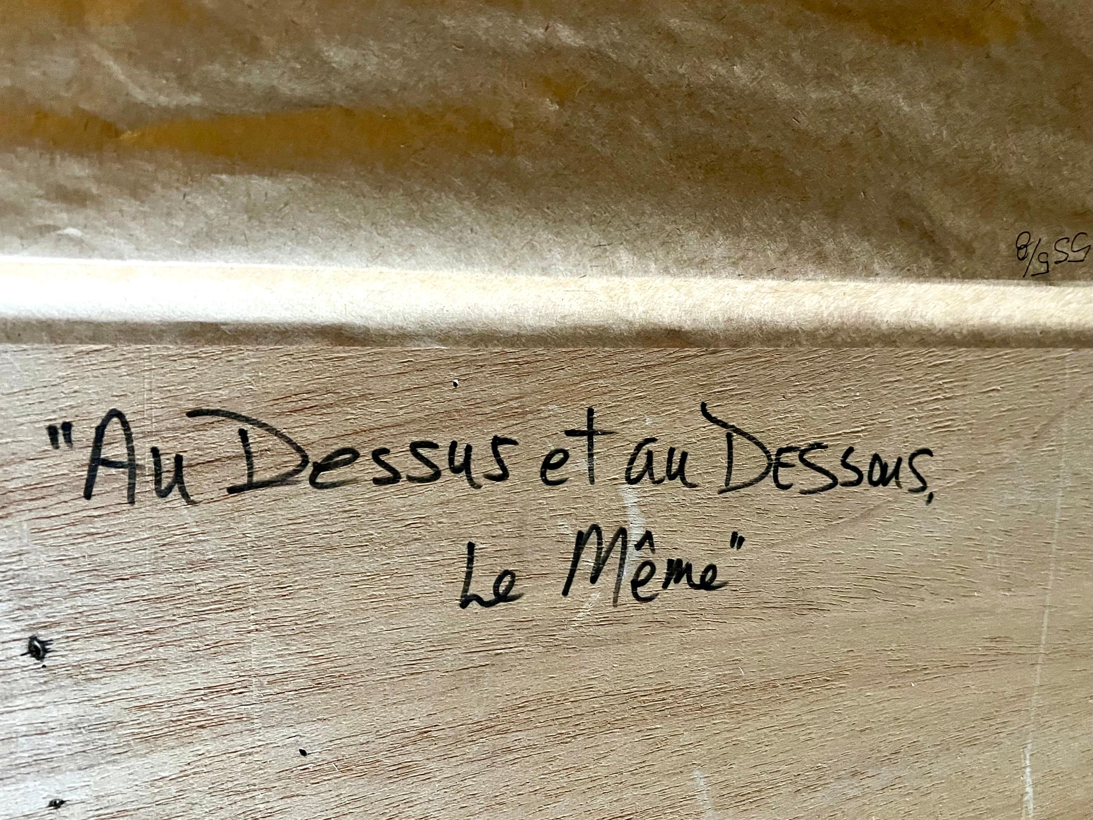 Grande pittura ad olio espressionista intagliata a mano su pannello di Wood Jean-Claude Gaugy in vendita 17