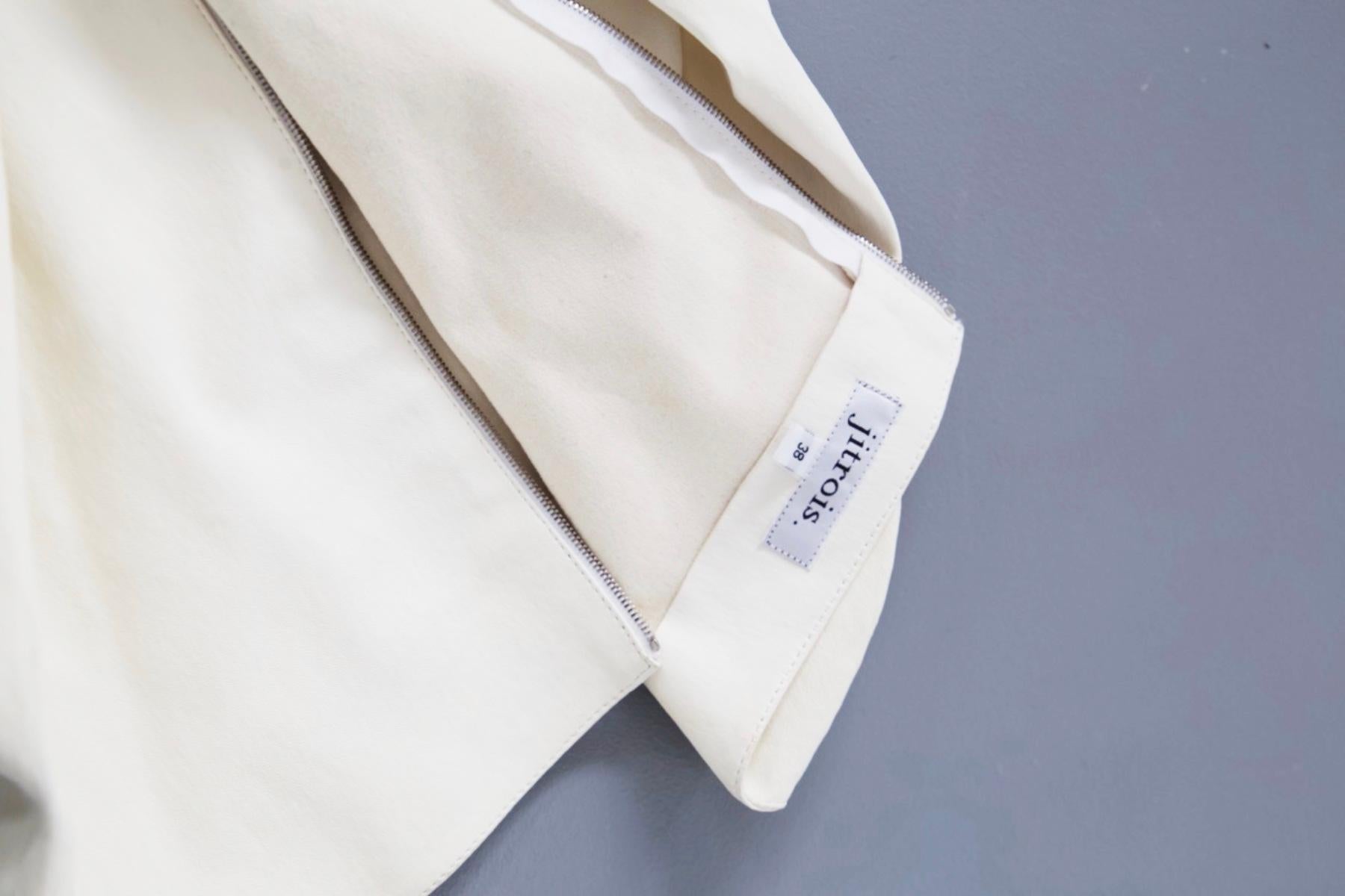 Jean-Claude Jitrois Vintage White Leatherette Top For Sale 6