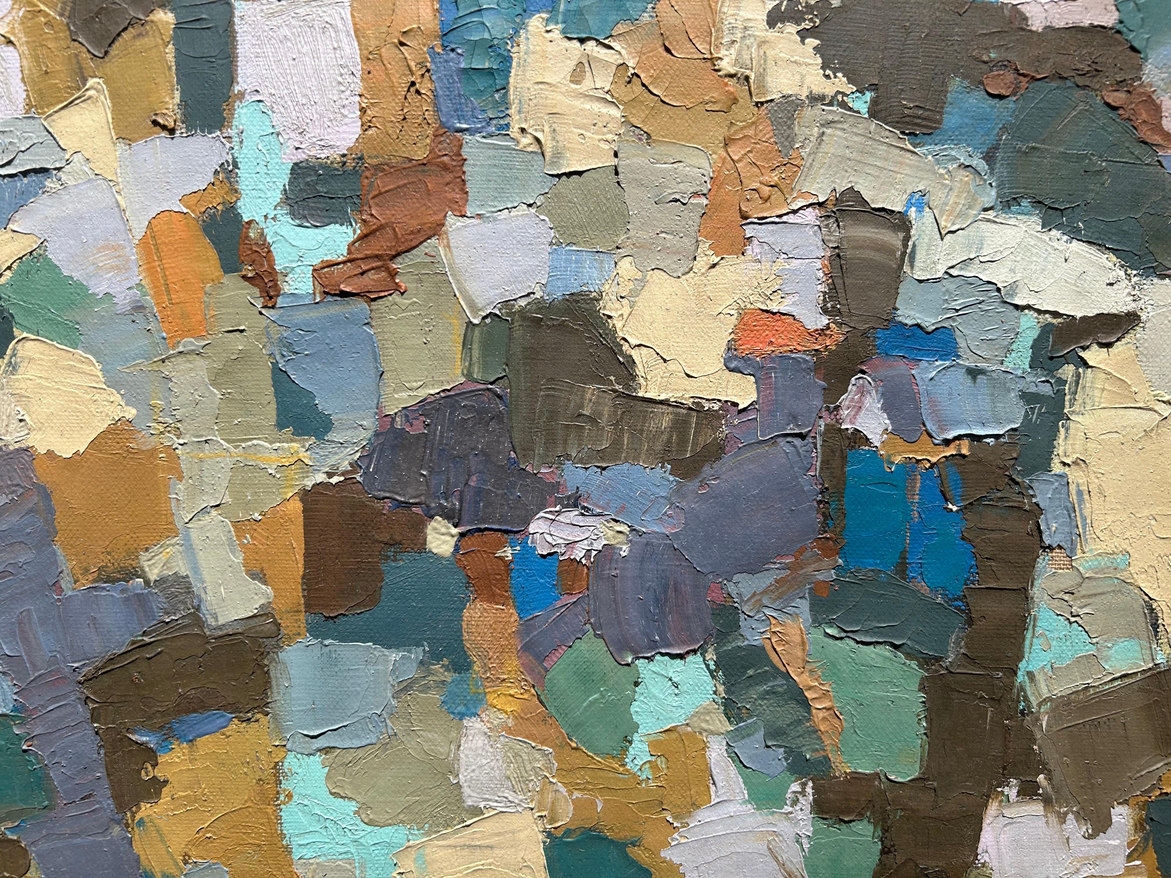 Senza titolo - Painting Astratto di Jean-Claude Libert