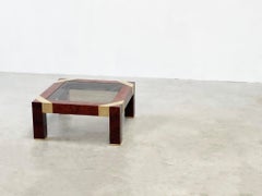 Table basse en loupe de Jean Claude Mahey