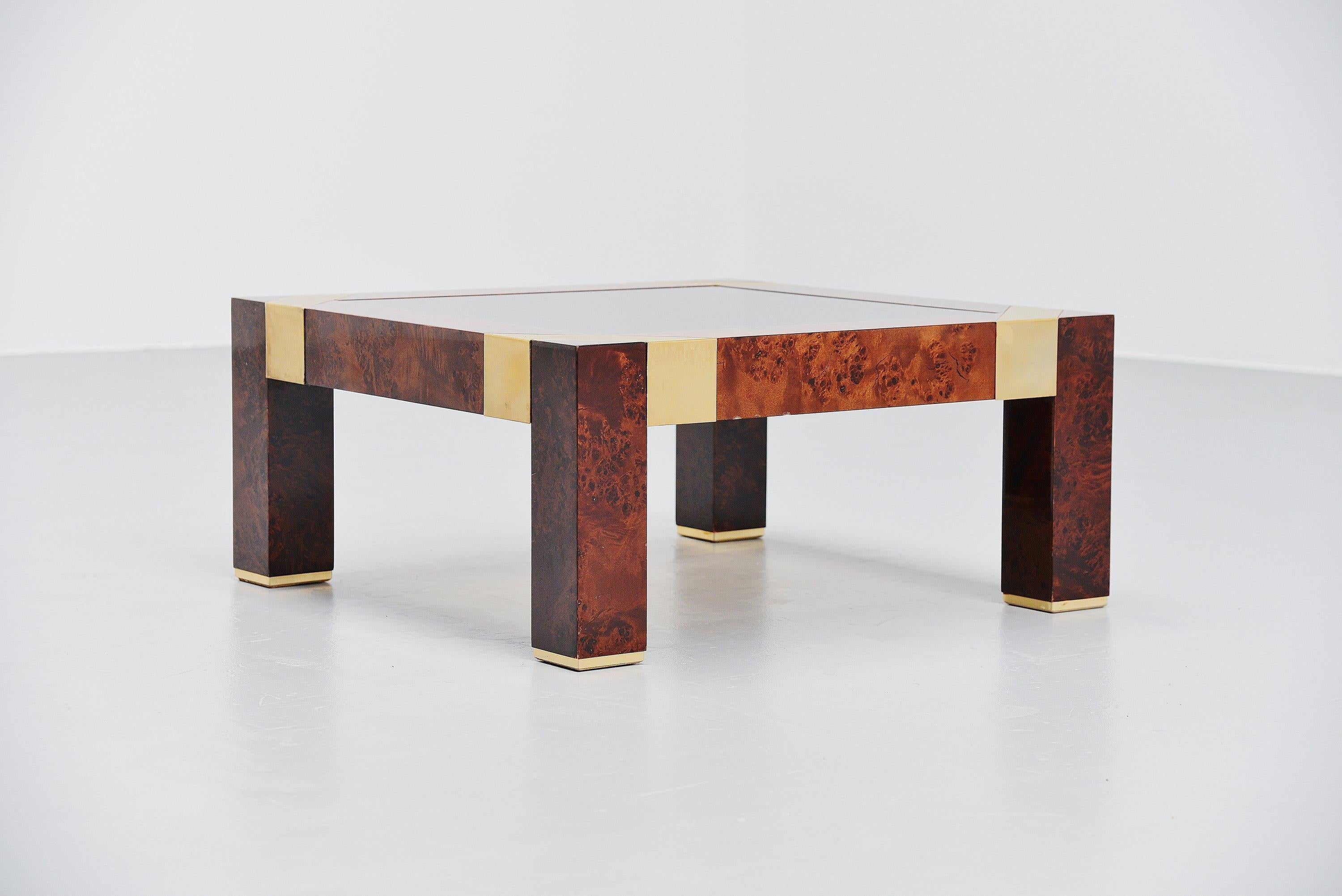 1970s wood coffee table