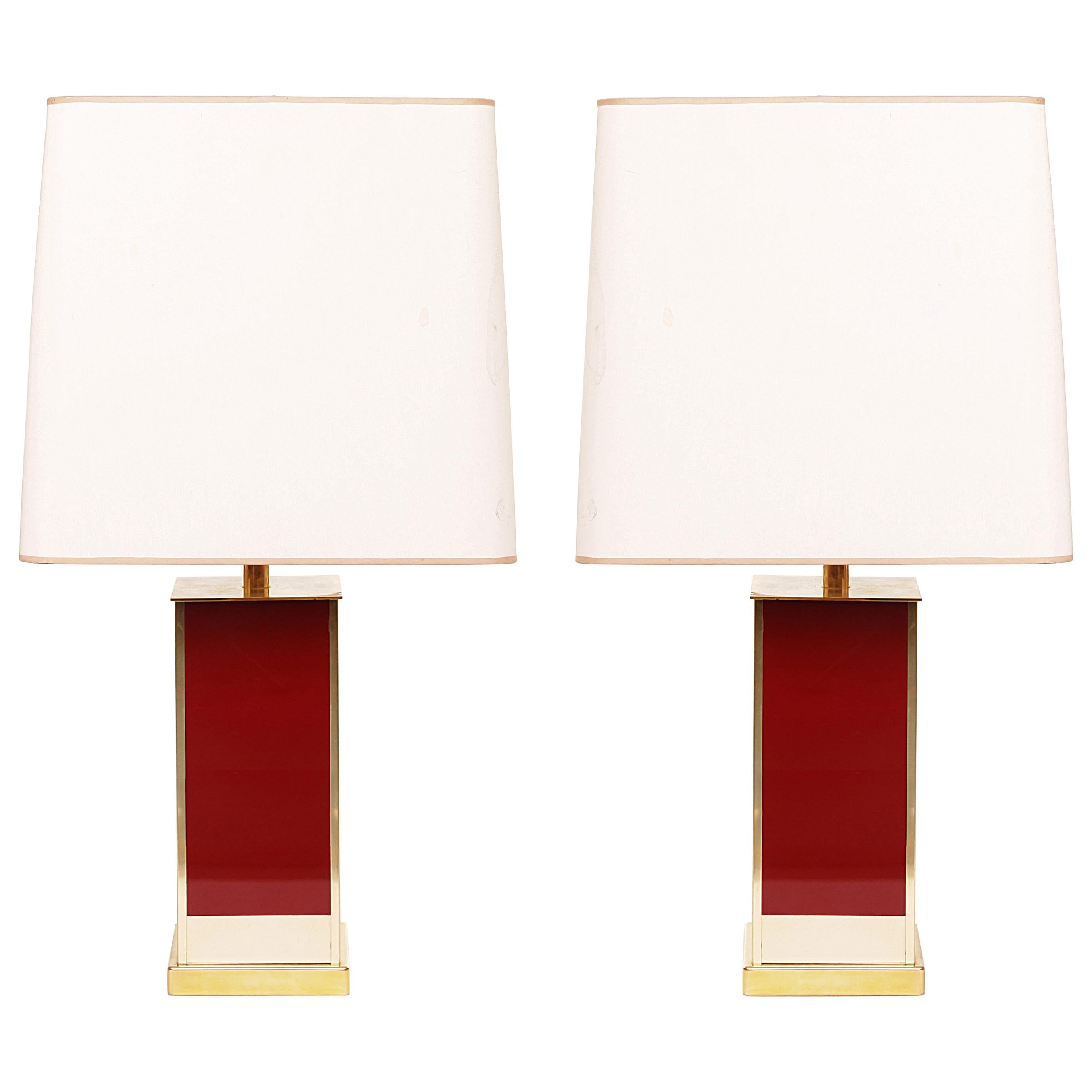 Jean Claude Mahey for Roche & Bobois Table Lamps