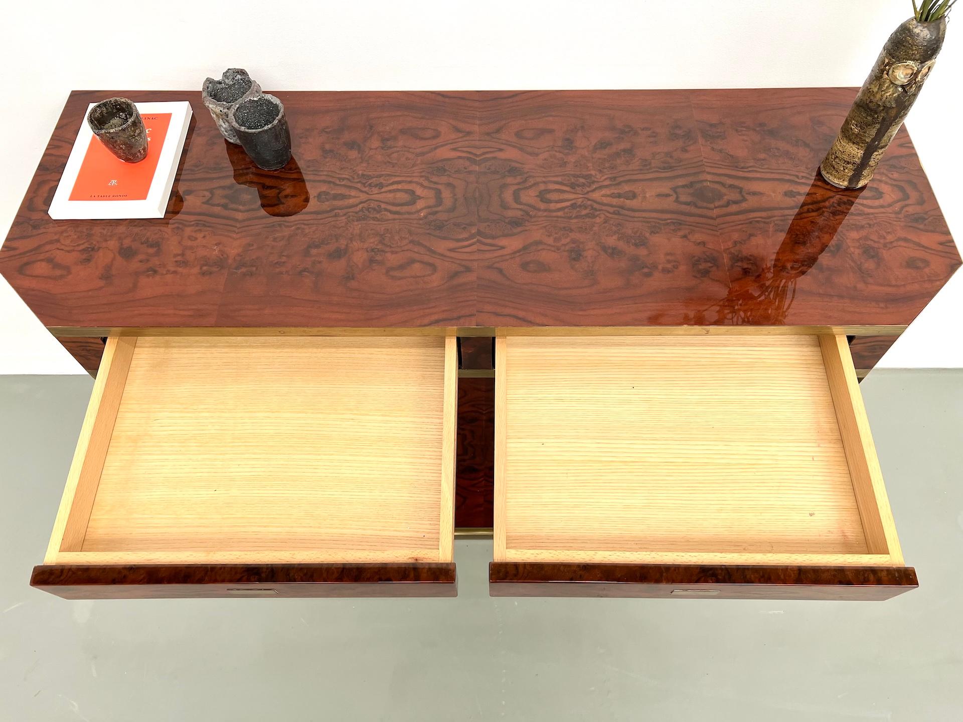 Jean-Claude Mahey lacquered console table, France circa 1970 For Sale 8