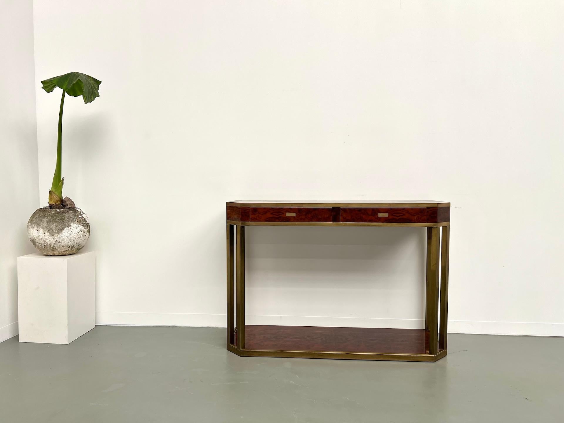 Jean-Claude Mahey lacquered console table, France circa 1970 For Sale 10