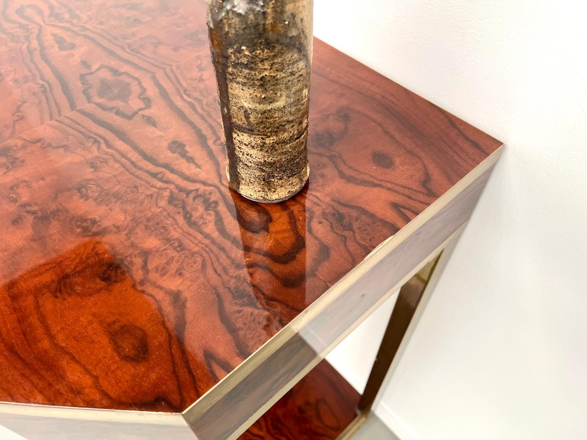 Jean-Claude Mahey lacquered console table, France circa 1970 For Sale 1