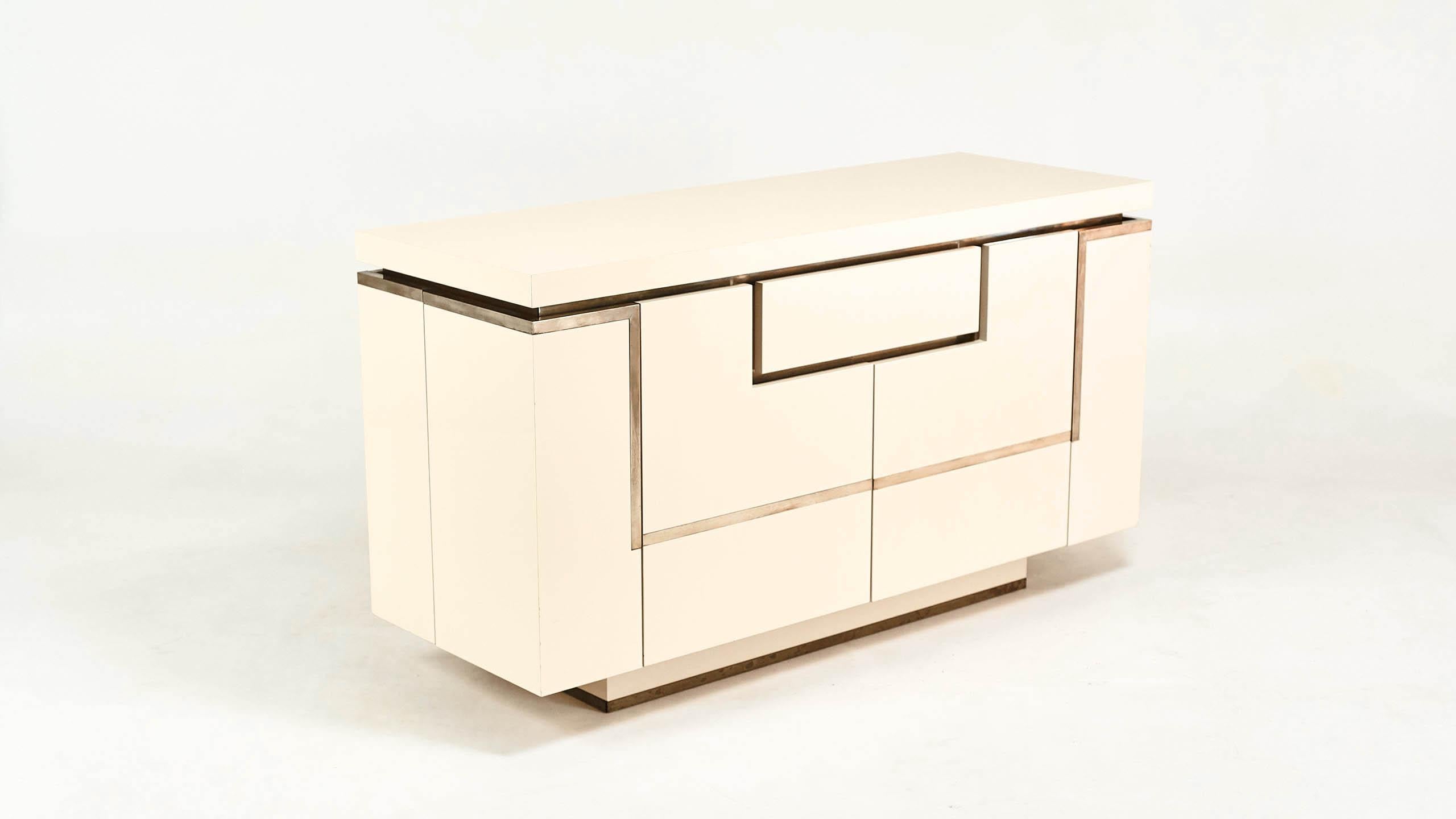 Jean-Claude Mahey, Lacquered Sideboard for Roche Bobois, circa 1970 4