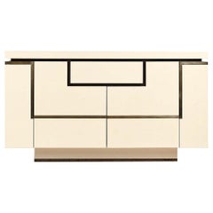 Jean-Claude Mahey:: Lackiertes Sideboard für Roche Bobois:: um 1970