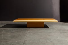 Table de cocktail post-moderne Jean Claude Mahey, années 1980, France, signée