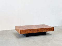 Jean Claude Mahey signed coffee table