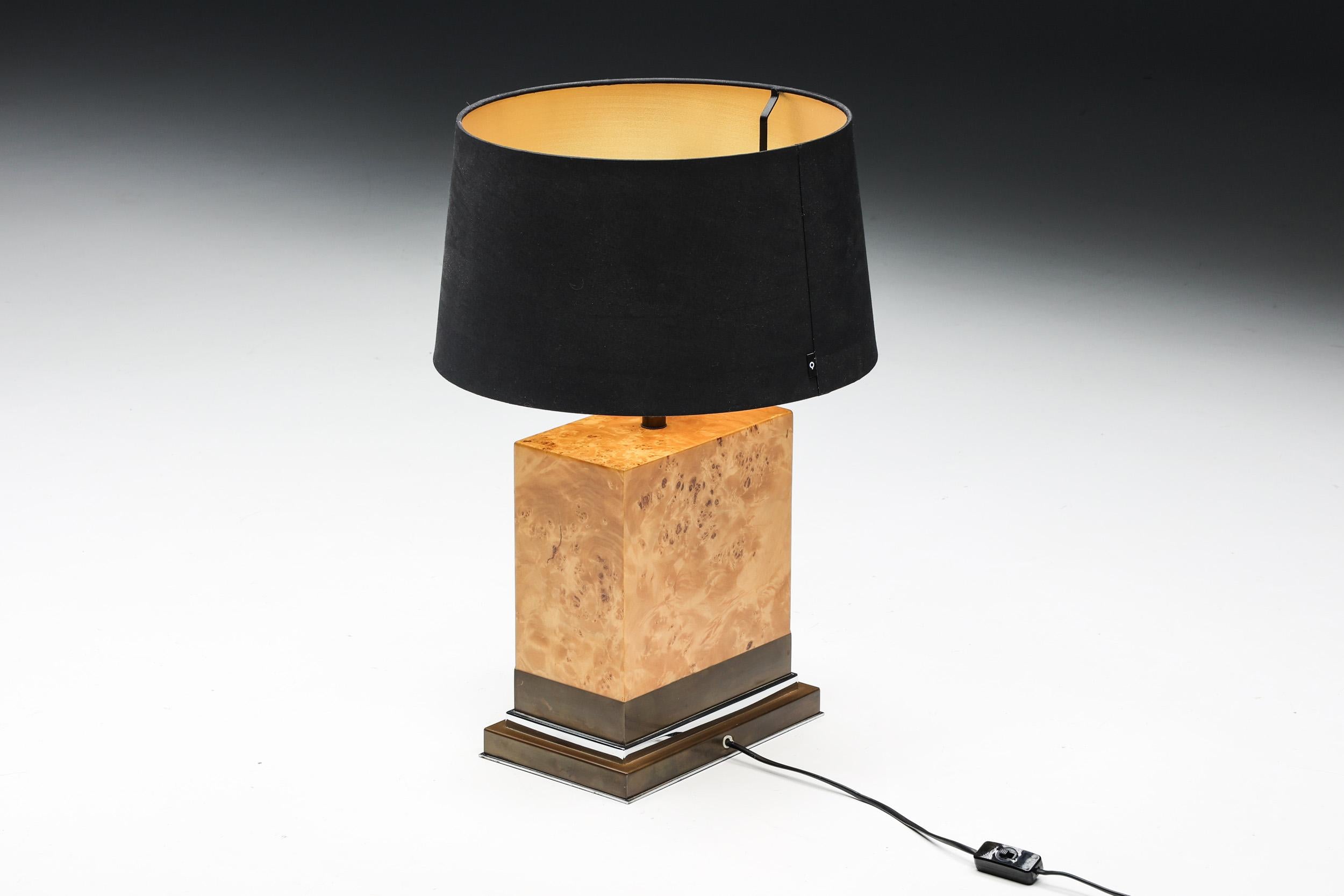 Late 20th Century Jean Claude Mahey Table Lamp, Hollywood Regency, France, 1970s