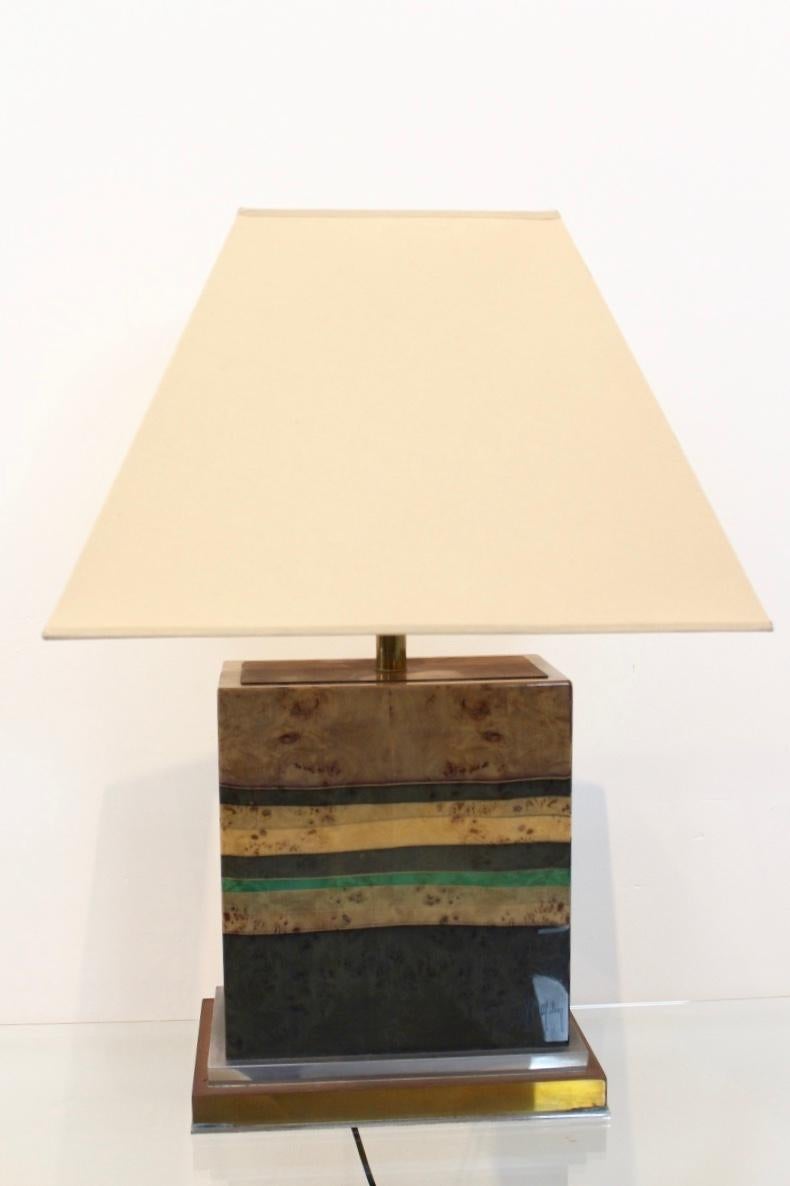 Jean Claude Mahey Table Lamp, signed, France 1970s In Good Condition In Voorburg, NL