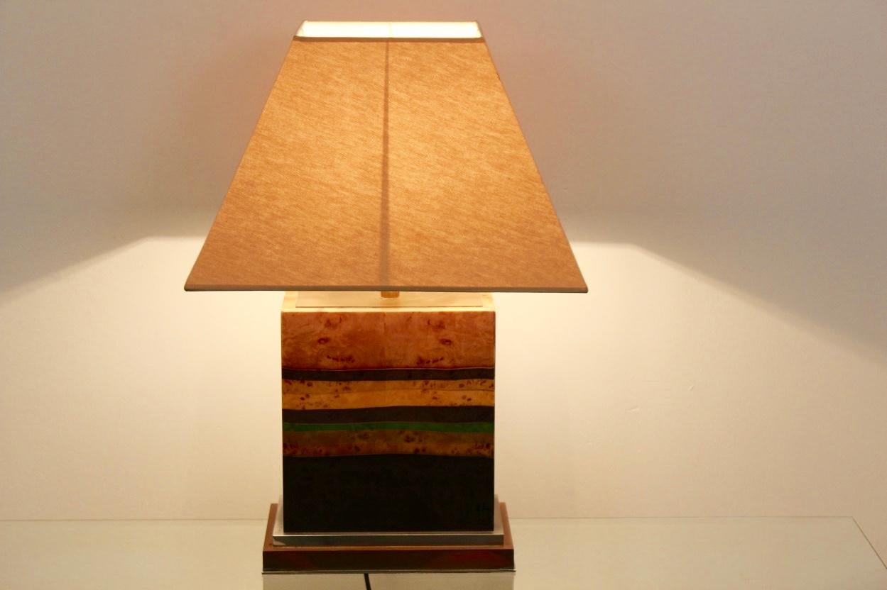 Jean Claude Mahey Table Lamp, signed, France 1970s 2
