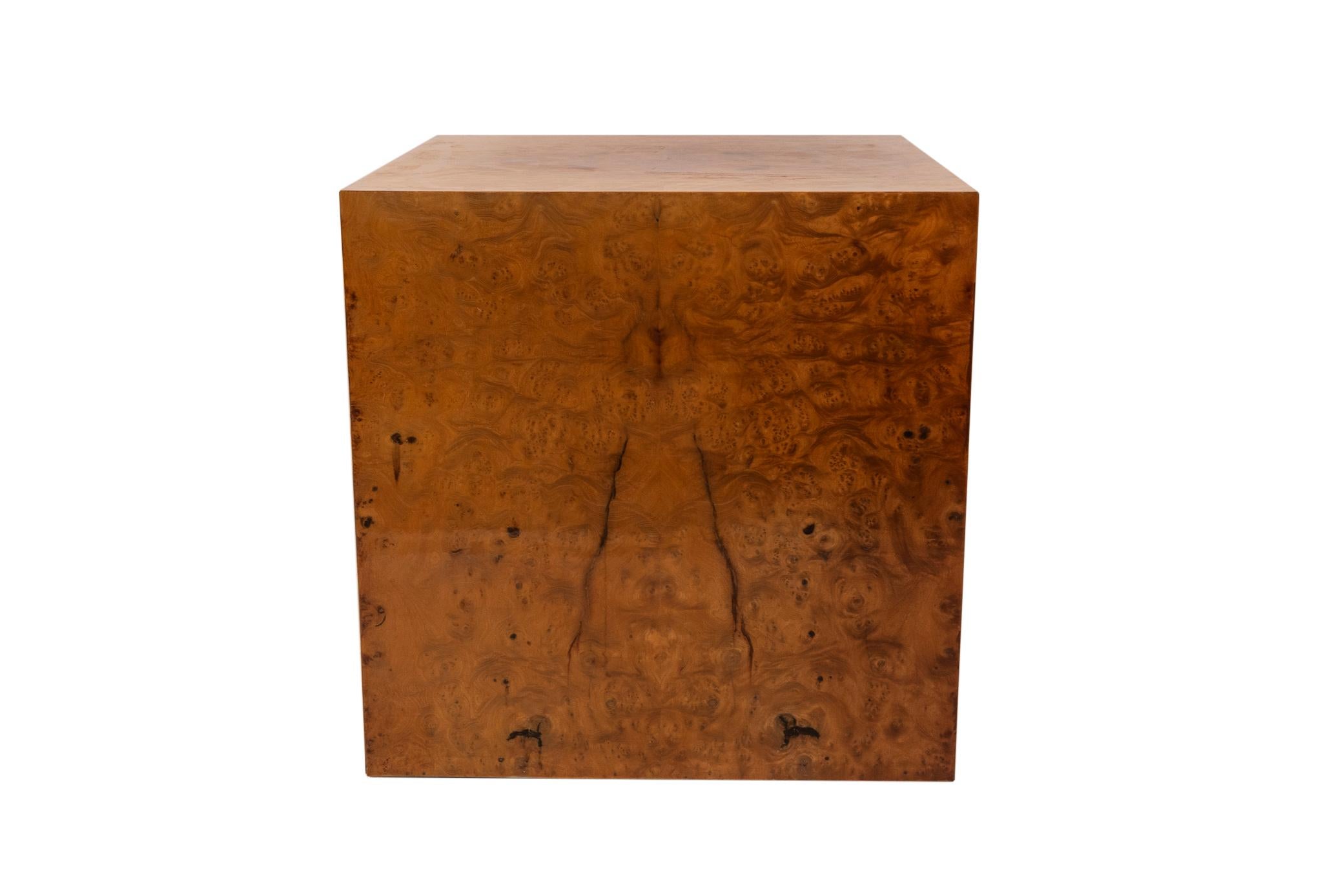 Jean-Claude Mahey, Two Side Tables, Wood, circa 1970, France In Good Condition In Nice, Cote d' Azur