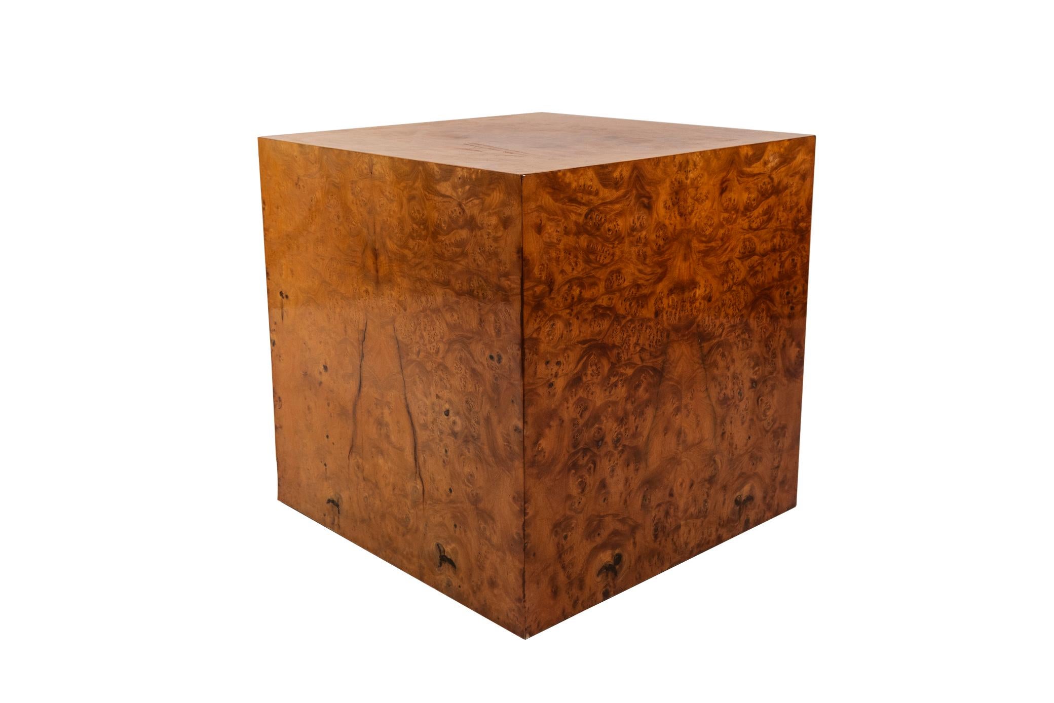 Late 20th Century Jean-Claude Mahey, Two Side Tables, Wood, circa 1970, France