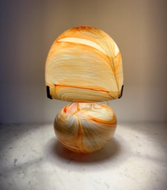 Lampe de table en verre soufflé Jean-Claude Novaro