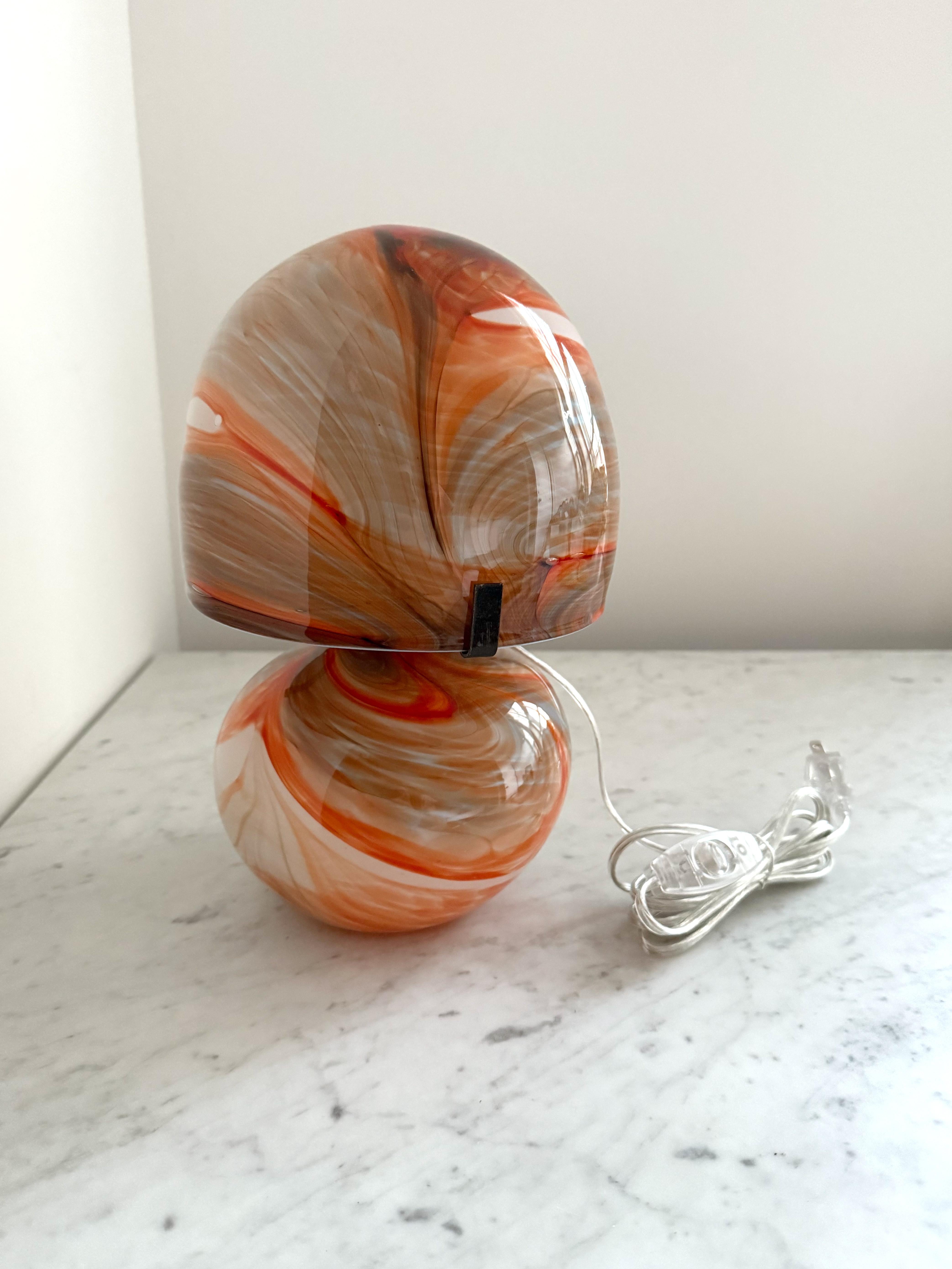 Lampe de table en verre soufflé Jean-Claude Novaro Bon état - En vente à New York, NY