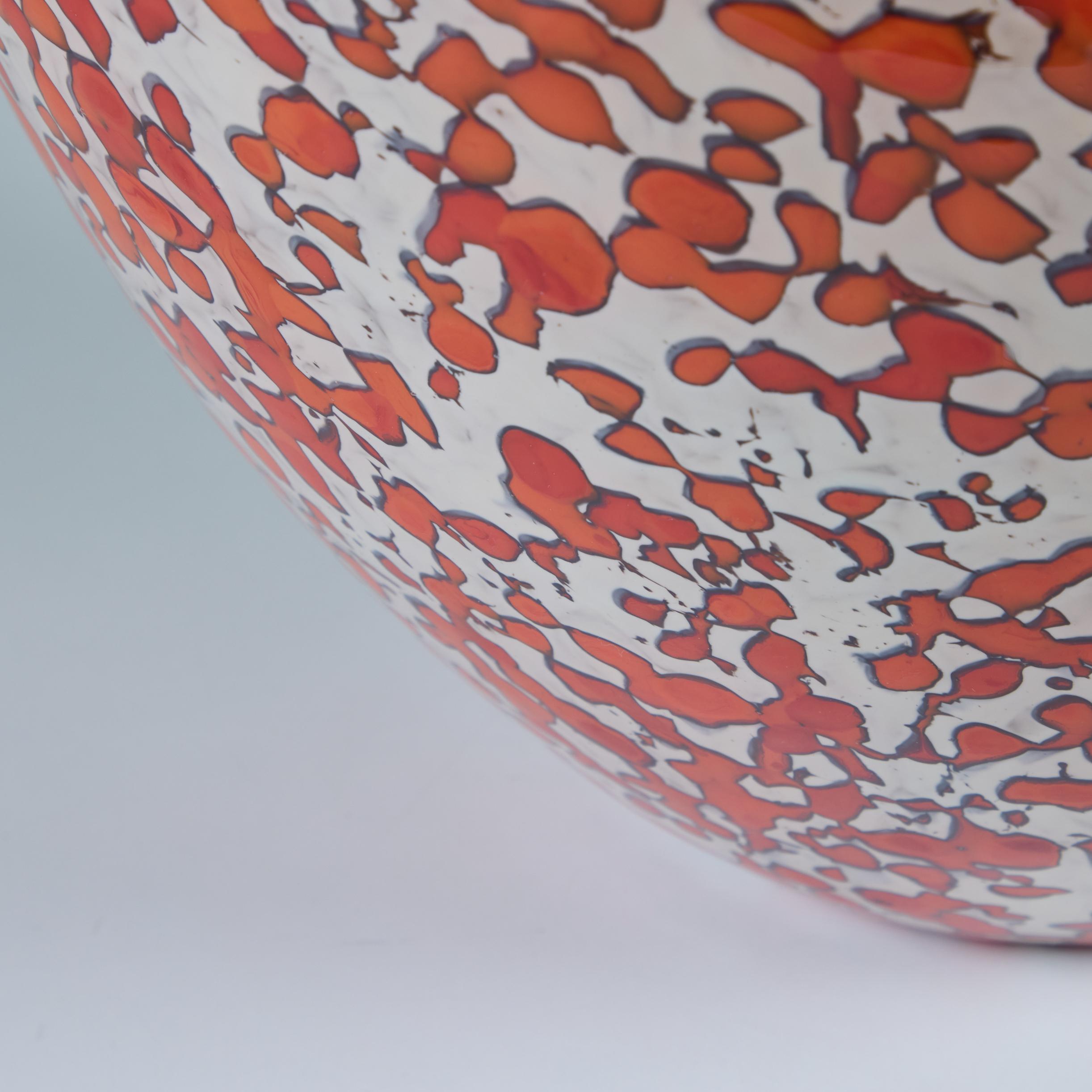 Vaso di vetro grande Jean Claude Novaro in vendita 4
