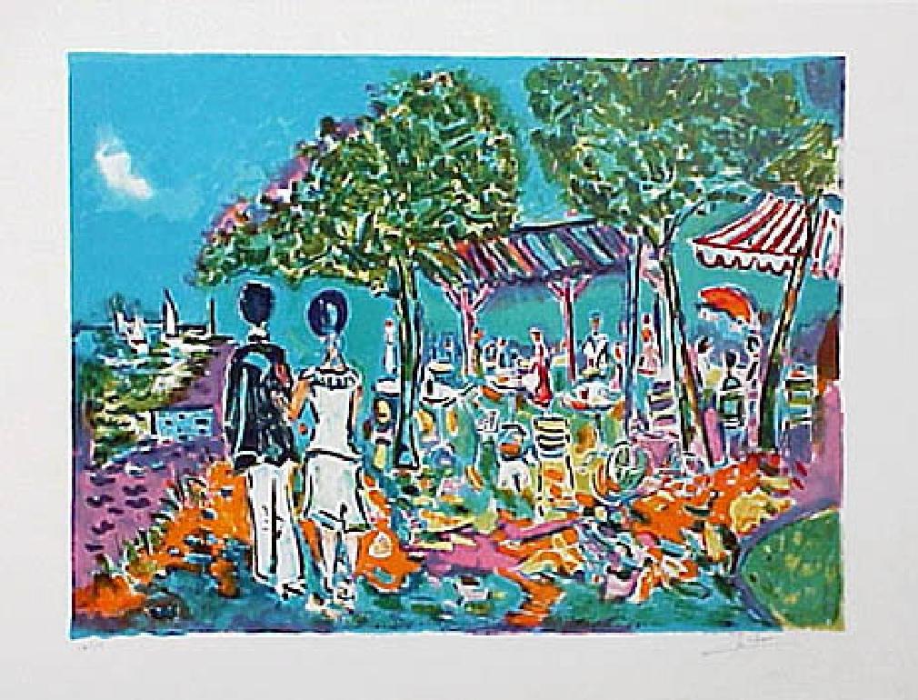 Since 1956, Jean Claude Picot has been a full-time professional artist. He has seriously studied the works of the Fauvist masters Vlaminck, Derain and Matisse. Like these great masters whose exuberant canvases excited great attention in the first