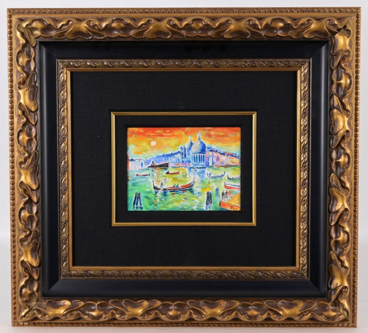 Landscape Painting Jean-Claude Picot - "Venise La Salute"