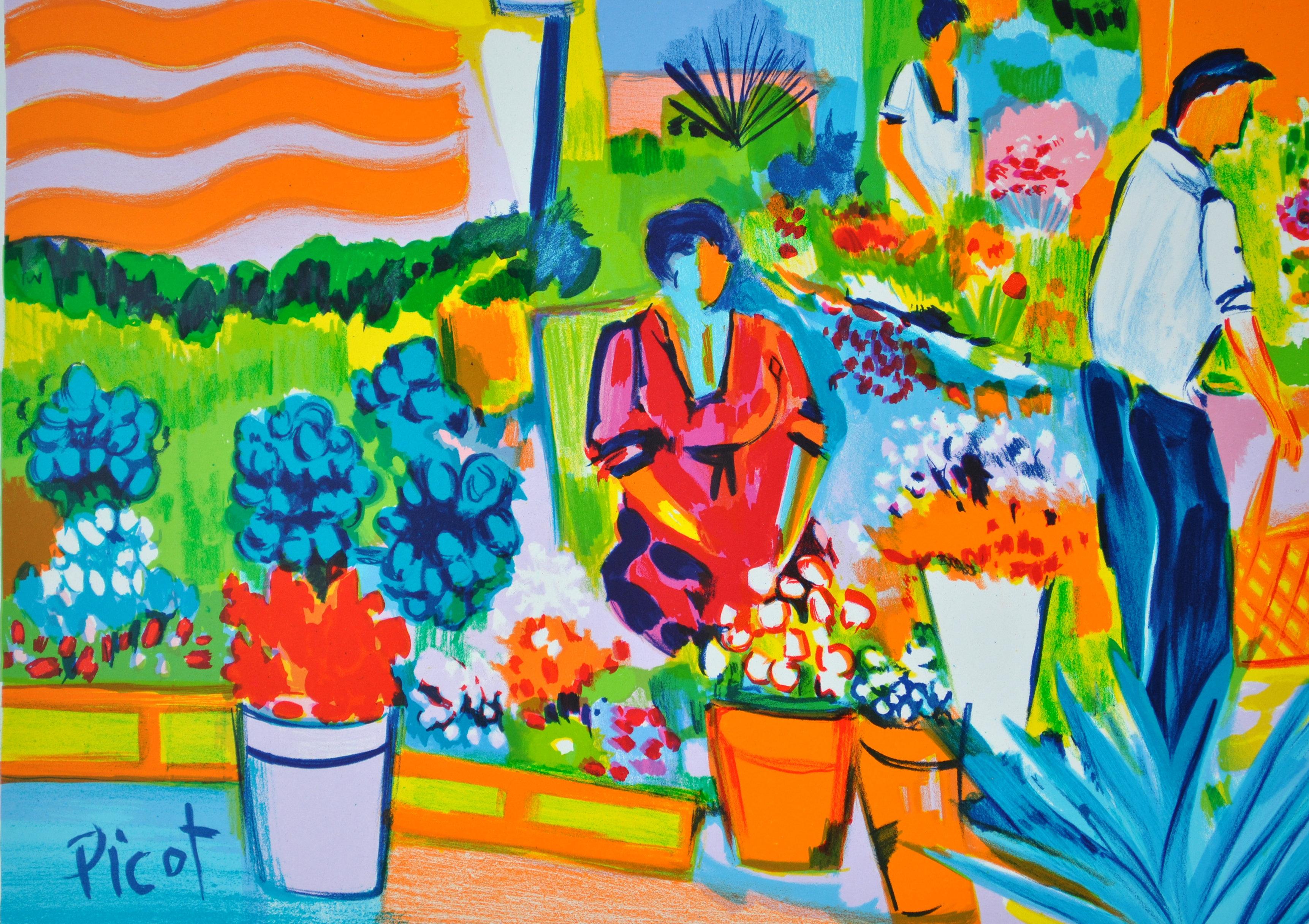 Jean-Claude Picot (1933-)
Costa Azzurra: il mercato provenzale, 1982

Litografia originale
Firmato a matita
Numerati / 250 (il numero che puoi vedere può essere diverso)
Su carta patinata 56 x 76 cm (c. 22 x 30 in)

Condizioni eccellenti