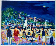 “La Terrasse le Soir sur Port”