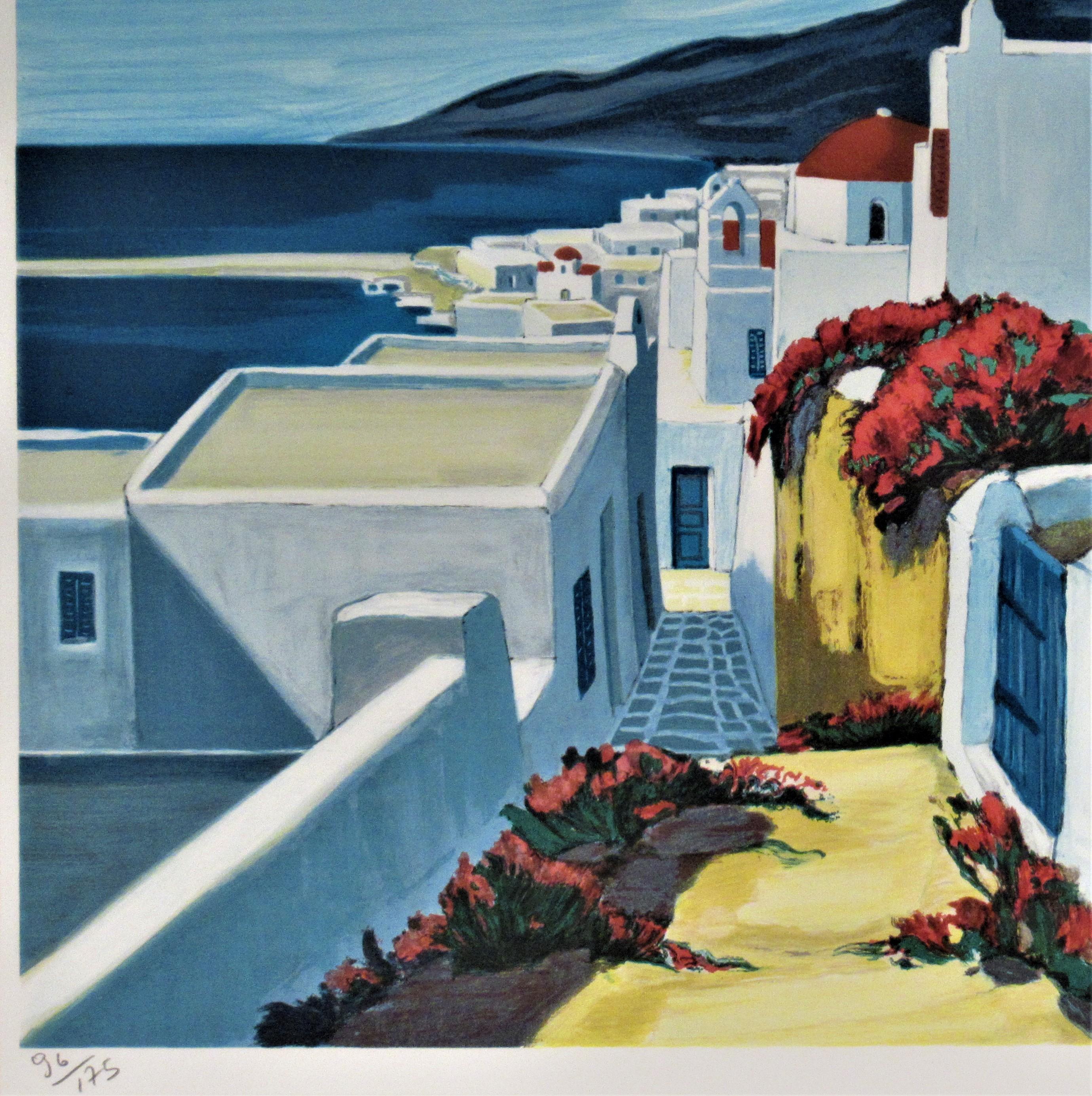 Mykonos, Greece - Modern Print by Jean-Claude Quilici
