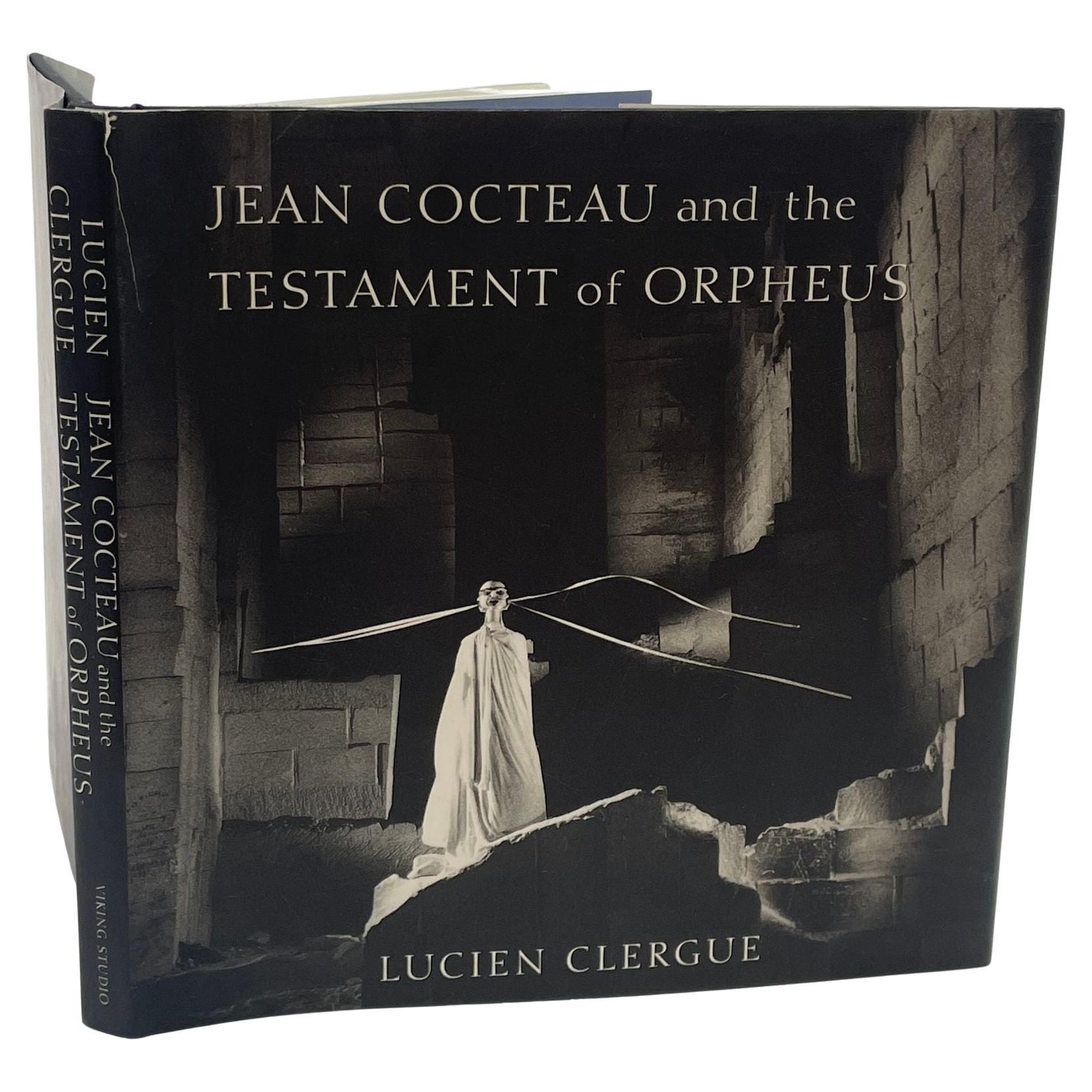 Jean Cocteau and The Testament of Orpheus Hardcover by Lucien Clergue 1st Ed. For Sale