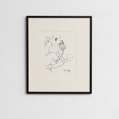 Jean Cocteau "Corrida" Framed Lithography
