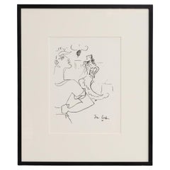 Jean Cocteau "Corrida" Lithographie encadrée