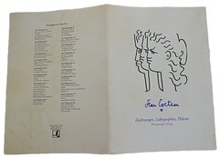 Jean Cocteau "Drawings Lithographs Posters" Folio German Publisher 1982