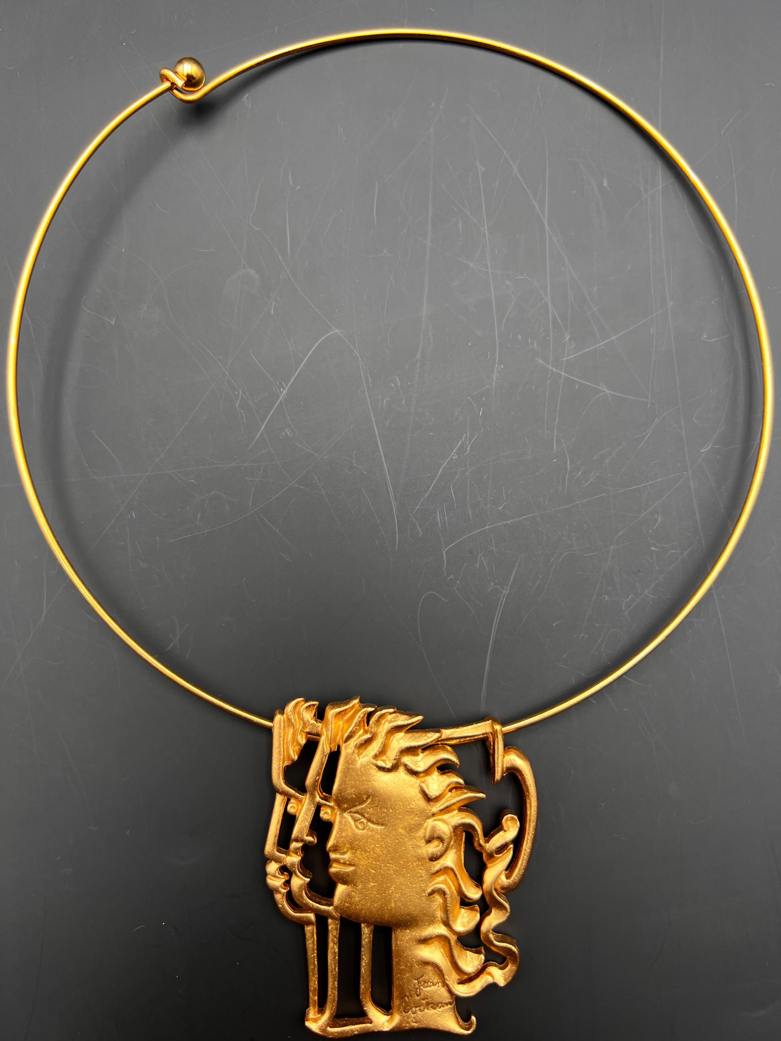 Collana Jean Cocteau Les 3 visages. in vendita 1