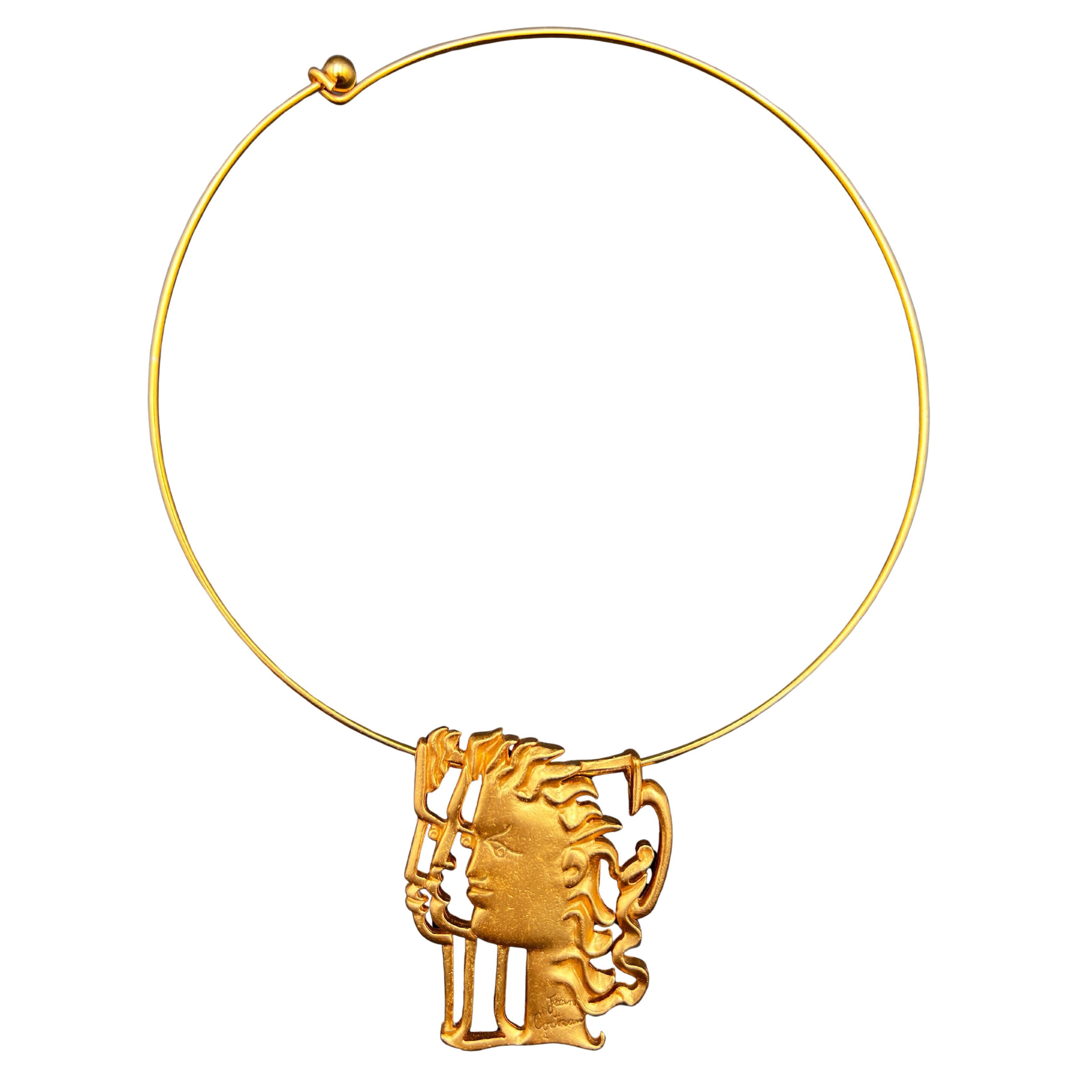 Jean Cocteau Les 3 visages necklace.