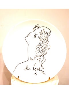 Jean Cocteau - Profile - Original Limoges Porcelain