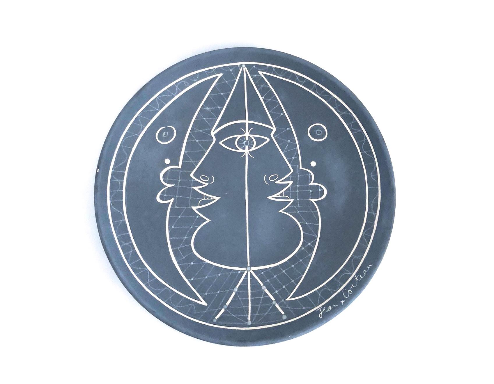 Jean Cocteau ceramic dish - 