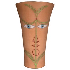 Jean Cocteau - Vase en céramique d'origine « L » Homme Fleur », 1958