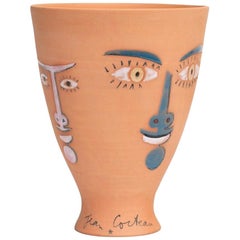 Vase en céramique d'origine « Les Vestales » de Jean Cocteau, 1958