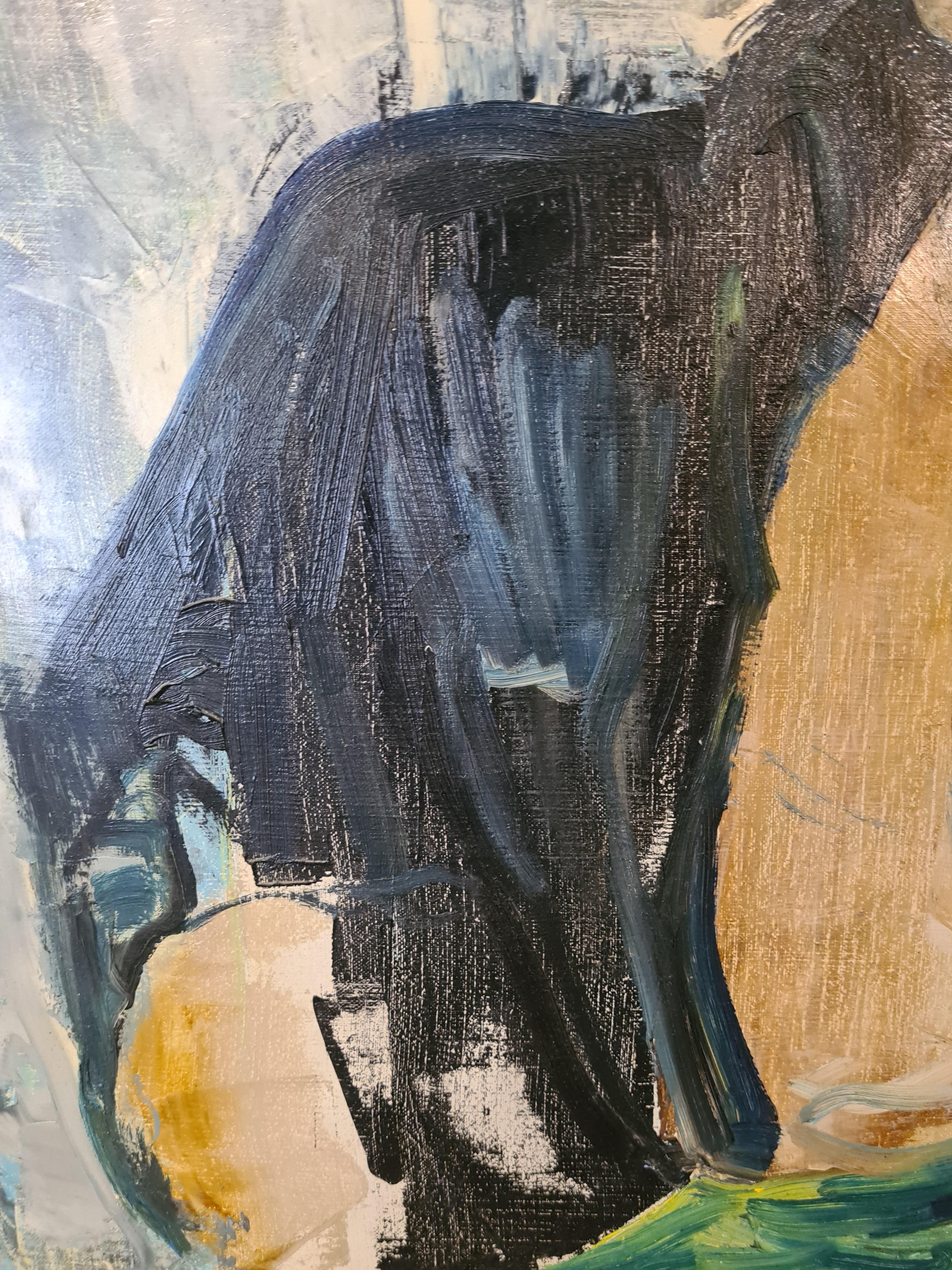 Insouciance, portrait de Max Vigon, ami de Jean Cocteau, milieu du 20e siècle. en vente 2