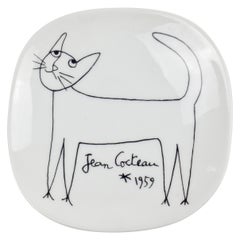 Jean Cocteau Porzellanschale für Limoges:: 1959