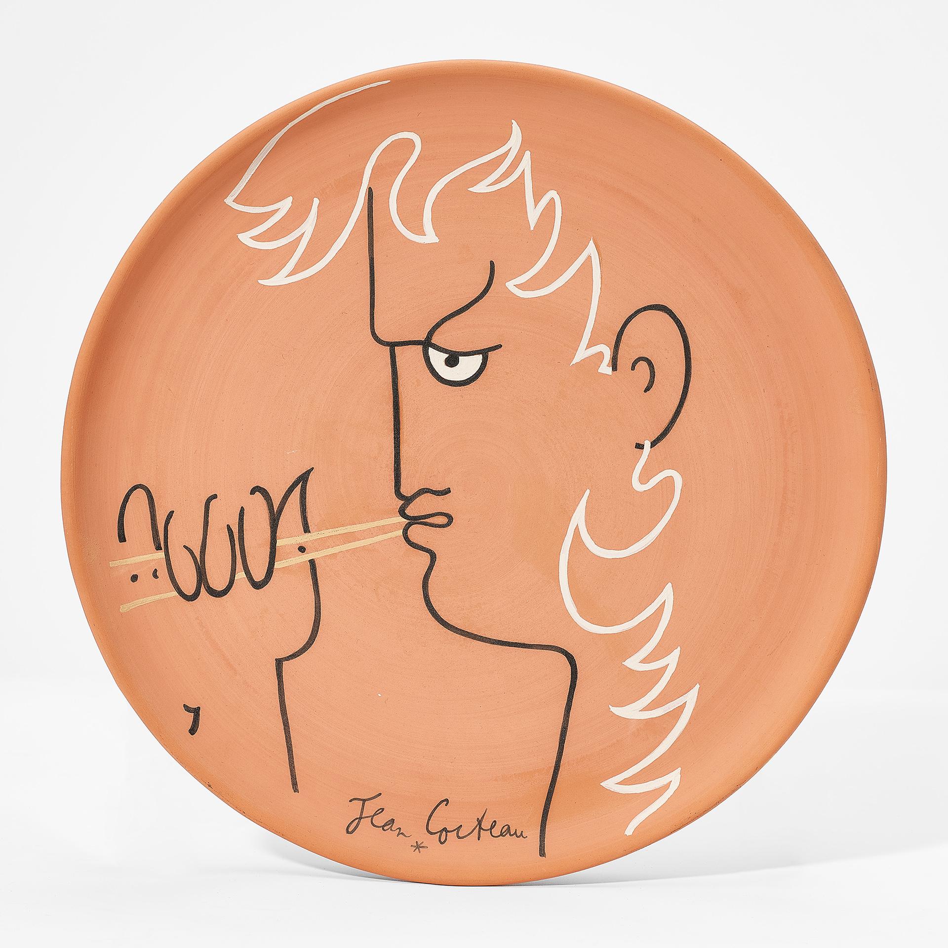 Portrait Print de Jean Cocteau - "Le joueur de pipeau