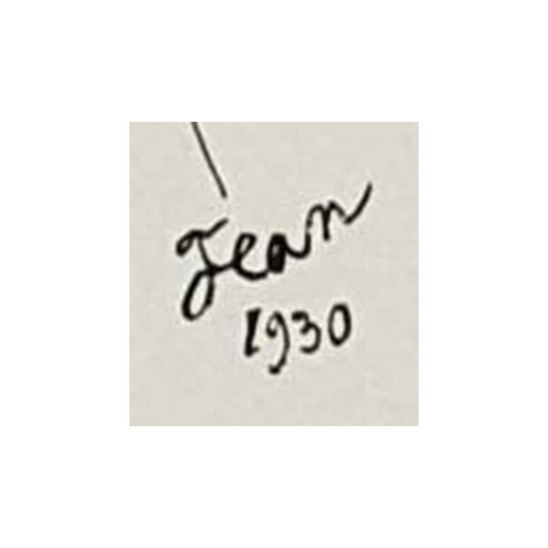 Impression originale de Jean Cocteau - Cantate - Art Déco 1933 en vente 1