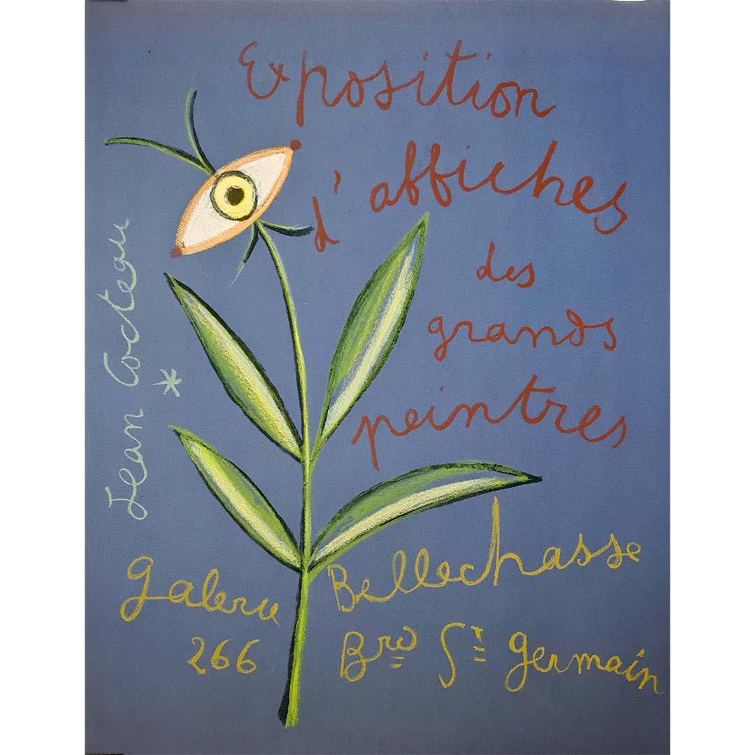 Nel 1950, Jean Cocteau, celebre artista, poeta e regista francese, disegnò un manifesto originale per Affiches des grands peintres (Manifesti dei grandi pittori), una mostra tenutasi alla Galerie Bellechasse di Parigi. Il poster, con il suo charme