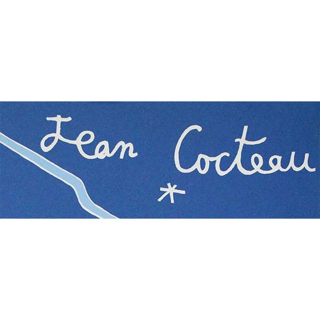 1988 manifesto originale della mostra di Jean Cocteau a Parigi 2