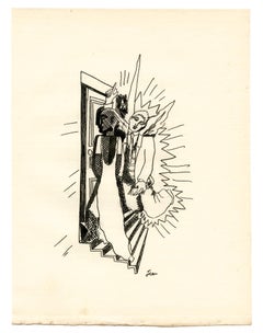 (dopo) Jean Cocteau - incisione su rame