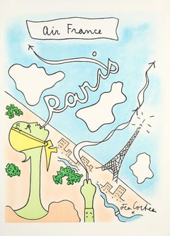 Air France - Paris by Cocteau