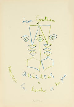 Assiettes, Nourrir Les Bouches et Les Yeux de Jean Cocteau