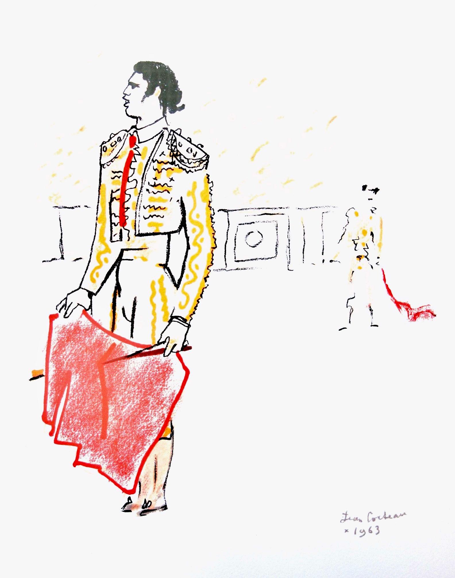 Cocteau, Appel de Muleta, Lithographies de Jean Cocteau (after) For Sale 4